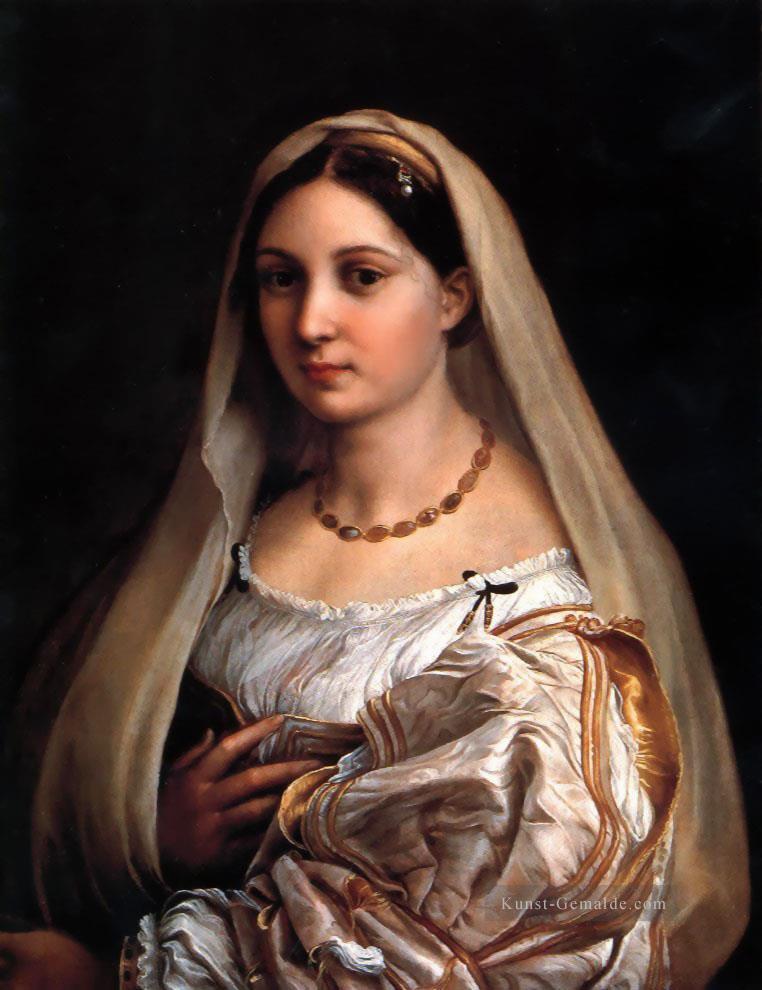 La Donna Velata Renaissance Meister Raphael Ölgemälde